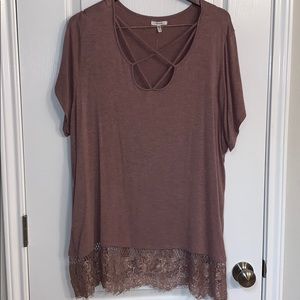 Pink Tunic shirt 3x